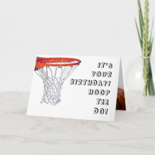 Tarjeta Cumpleaños del baloncesto
