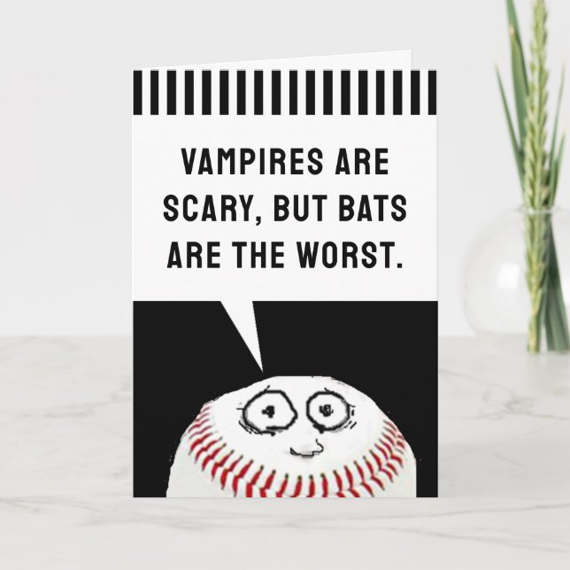 Tarjeta Cumpleaños del béisbol (Anverso)