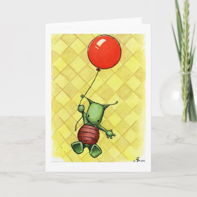 Tarjeta cumpleaños del bugball (Anverso)