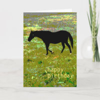 Cumpleaños del caballo negro