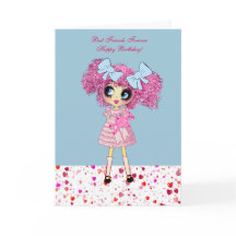 Cumpleaños del chica Kawaii - personalizado