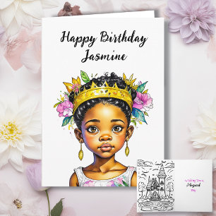 Tarjeta Cumpleaños del Chica personalizado