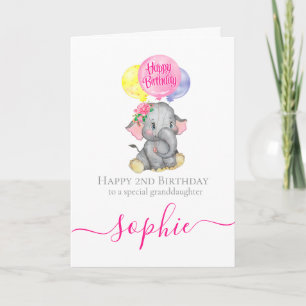 Tarjeta Cumpleaños del Chica Rosa Perfecto