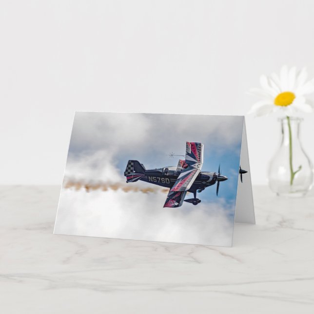 Tarjeta Cumpleaños del Chica Volador (Planta pequeña)