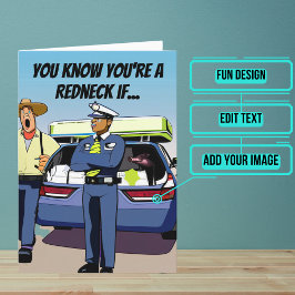 Tarjeta Cumpleaños del Chiste Redneck Funny Mattress