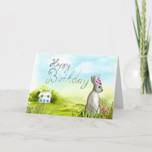 Tarjeta Cumpleaños del conejito