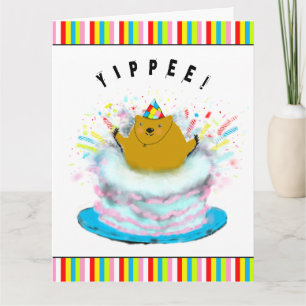 Tarjeta Cumpleaños del Día de la Marmota