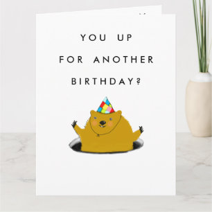Tarjeta Cumpleaños del Día de la Marmota