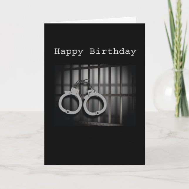 Tarjeta Cumpleaños del dinero de la fianza (Anverso)