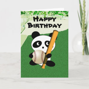 Tarjeta Cumpleaños del fanático del béisbol