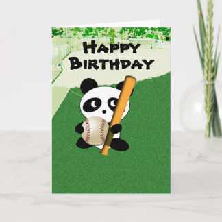 Tarjeta Cumpleaños del fanático del béisbol