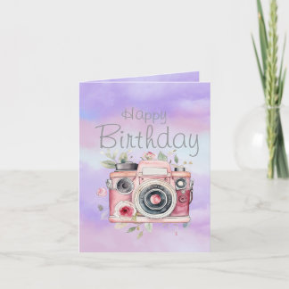 Tarjeta Cumpleaños del Fotógrafo