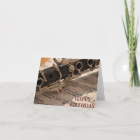 Cumpleaños del instrumento musical del Clarinet