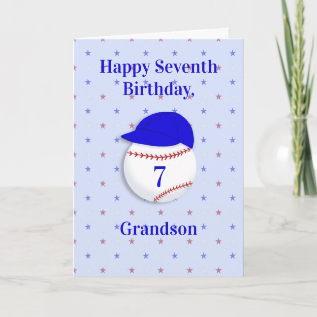 Tarjeta Cumpleaños del joven aficionado al Softball de Béi (Anverso)