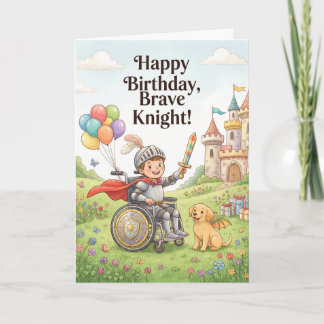 Tarjeta Cumpleaños del libro de historias del caballero en