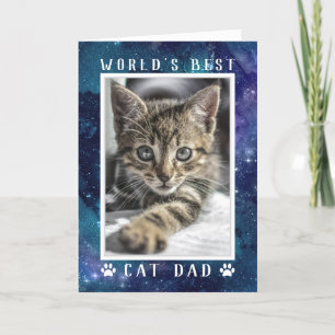 Tarjeta Cumpleaños del mejor Personalizado del mundo de fo