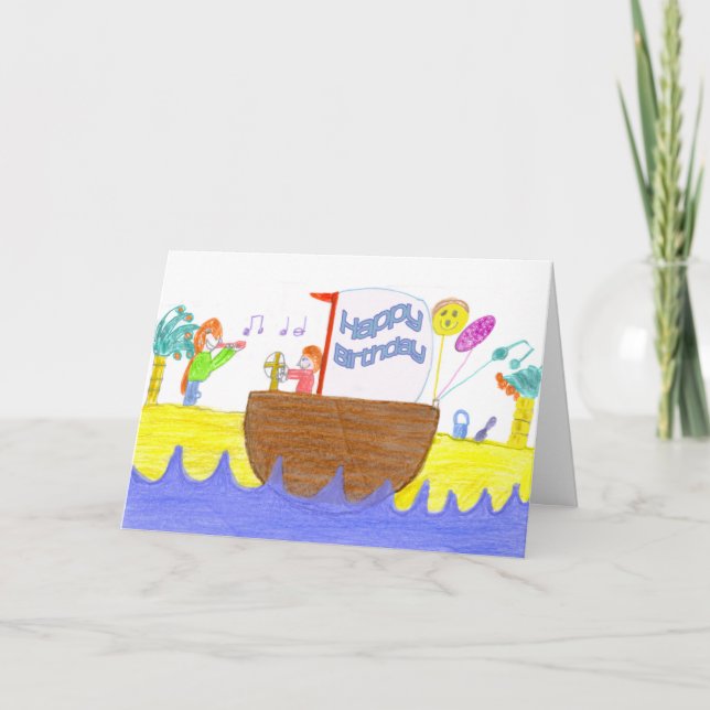 Tarjeta Cumpleaños del niño (Anverso)