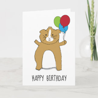 Tarjeta Cumpleaños del niño o Chica en Guinea