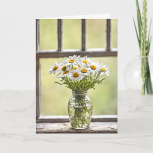 Tarjeta Cumpleaños del país Daisy Bouquet