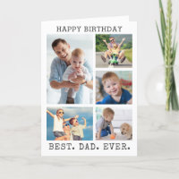 Cumpleaños del papá MEJOR PAPÁ DEL MUNDO 5 Collage