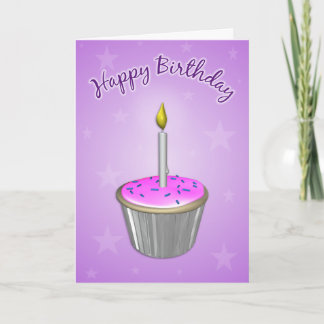 Tarjeta Cumpleaños del pastel