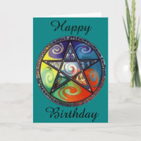 Cumpleaños del Pentagram de Wiccan