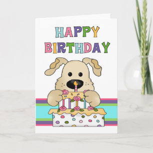 Tarjeta Cumpleaños del perro