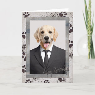 Tarjeta Cumpleaños del perro
