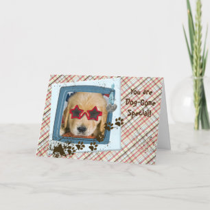 Tarjeta Cumpleaños del perro