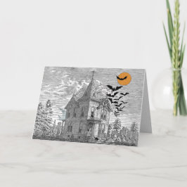 Tarjeta Cumpleaños del personalizado de Halloween de la