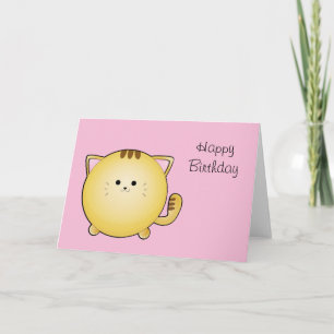 Tarjeta Cumpleaños del Personalizado Kawaii