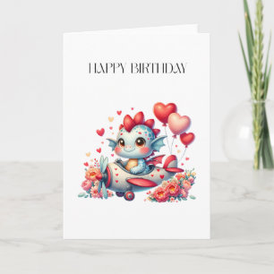 Tarjeta Cumpleaños del piloto de dragón