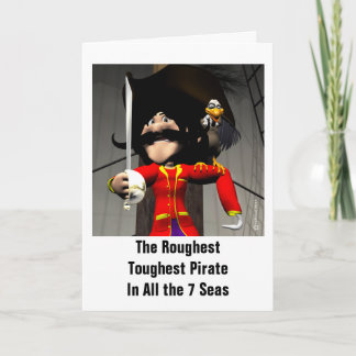 Tarjeta Cumpleaños del Pirata