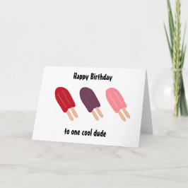 Tarjeta Cumpleaños del Popsicle