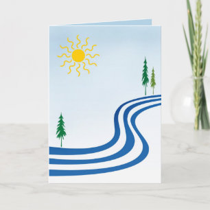Tarjeta Cumpleaños del río Lazy