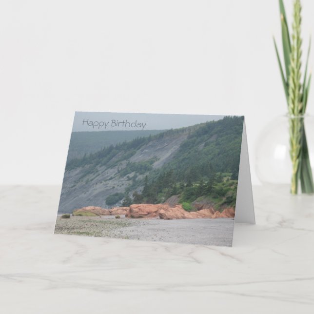 Tarjeta Cumpleaños del Rock Rojo (Anverso)