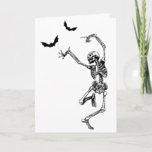 Tarjeta Cumpleaños del Skeleton Dancing