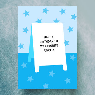 Tarjeta Cumpleaños del Tío Favorito