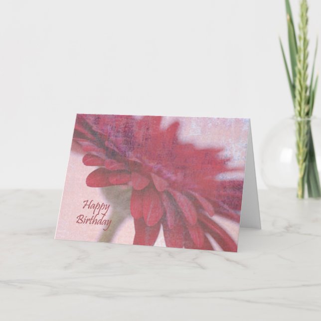 Tarjeta Cumpleaños del Velvet Rojo (Anverso)