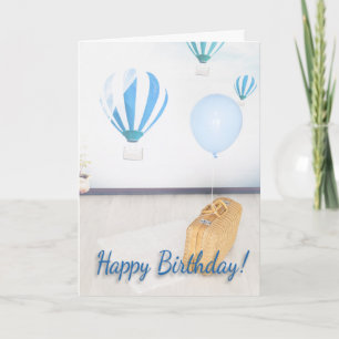 Tarjeta Cumpleaños del Viaje de la Vida (Blues)