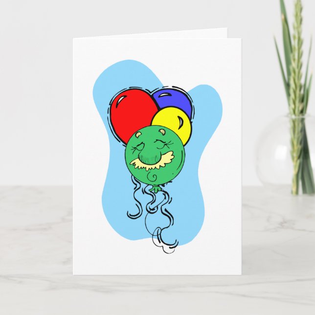 Tarjeta Cumpleaños del Viejo Hombre (Anverso)