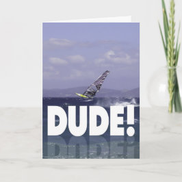 Tarjeta Cumpleaños del Windsurfer para él