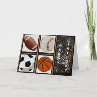 Tarjeta Cumpleaños Deportivo
