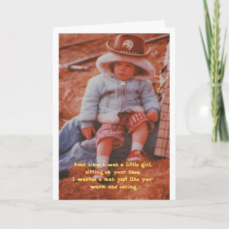 Tarjeta Cumpleaños - Desde que era una niña pequeña, senta