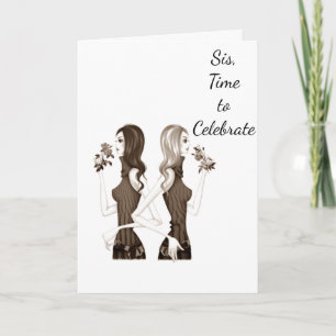 TARJETA CUMPLEAÑOS DESEAN A MI ***SISTER***