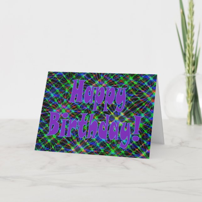 Tarjeta Cumpleaños! ¡Dilo Con Flair! (Anverso)