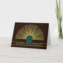 Cumpleaños - Diseño del ventilador nativo de orige