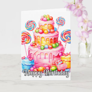 Tarjeta Cumpleaños   Disfruta de tu delicioso pastel