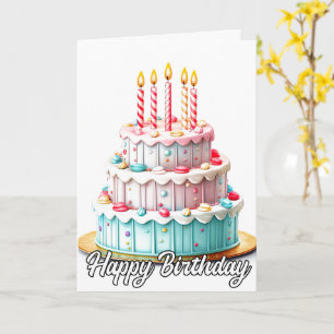 Tarjeta Cumpleaños   Disfruta Tu Pastel