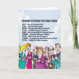 Tarjeta Cumpleaños divertida para los mayores